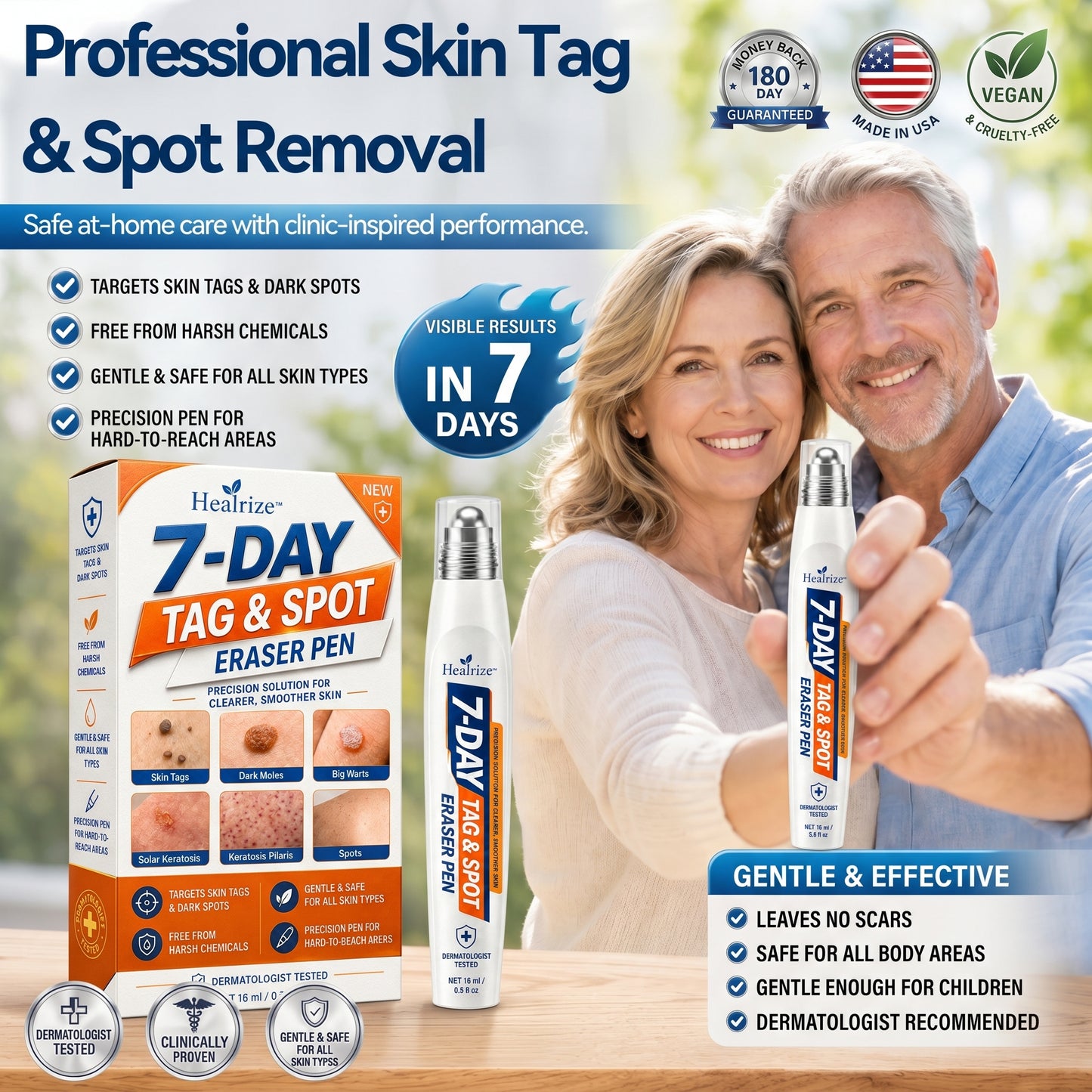 𝐏𝐡𝐚𝐫𝐦𝐚𝐜𝐢𝐬𝐭 𝐑𝐞𝐜𝐨𝐦𝐦𝐞𝐧𝐝𝐞𝐝 💫𝑯𝗲𝙖𝐥𝒓𝗶𝙯𝗲® 7-𝐷𝑎𝑦 𝗧𝐚𝐠 & 𝗦𝗽𝐨𝐭 𝐄𝐫𝒂𝒔𝒆𝒓🪄(Zero 𝐏𝐚𝐢𝐧, Zero 𝐒𝐜𝐚𝒓𝒔 Rollerball)👩‍⚕️