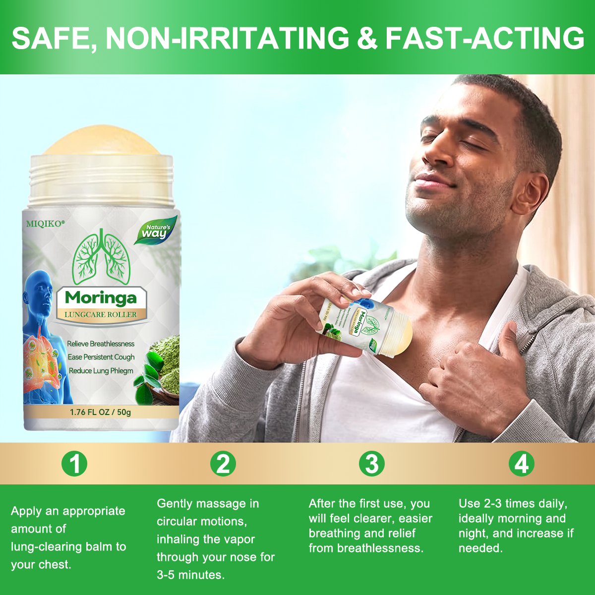 𝐌𝐈𝐐𝐈𝐊𝐎® 𝐌𝐨𝐫𝐢𝐧𝐠𝐚 𝐋𝐮𝐱𝐞 𝐋𝐮𝐧𝐠 𝐑𝐞𝐯𝐢𝐯𝐞 𝐑𝐨𝐥𝐥𝐞𝐫💫💫(👨‍⚕️𝐑𝐞𝐜𝐨𝐦𝐦𝐞𝐧𝐝𝐞𝐝 𝐛𝐲 𝐅𝐃𝐀 𝐟𝐨𝐫 𝐎𝐩𝐭𝐢𝐦𝐚𝐥 𝐑𝐞𝐬𝐩𝐢𝐫𝐚𝐭𝐨𝐫𝐲 𝐇𝐞𝐚𝐥𝐭𝐡👨‍⚕️)