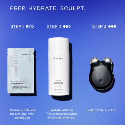 Exfoliating & Hydrating Facial Wipes - Face Wipes for Cleansing, Exfoliating & Hydrating