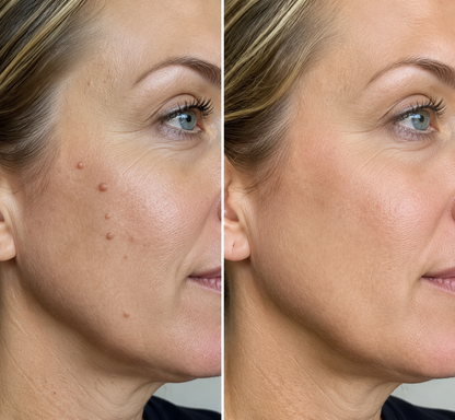 ✨✨𝐏𝑬𝗔𝙍𝙇𝐌𝑶𝗢𝙉®2-in-1 Microneedle & Hydrocolloid Patch🍀| Removes Raised Moles, Acne, Flat Warts & Skin Tags | Helps Improve Wrinkles, Scars & Blemishes | Invisible Patches for Face & Body